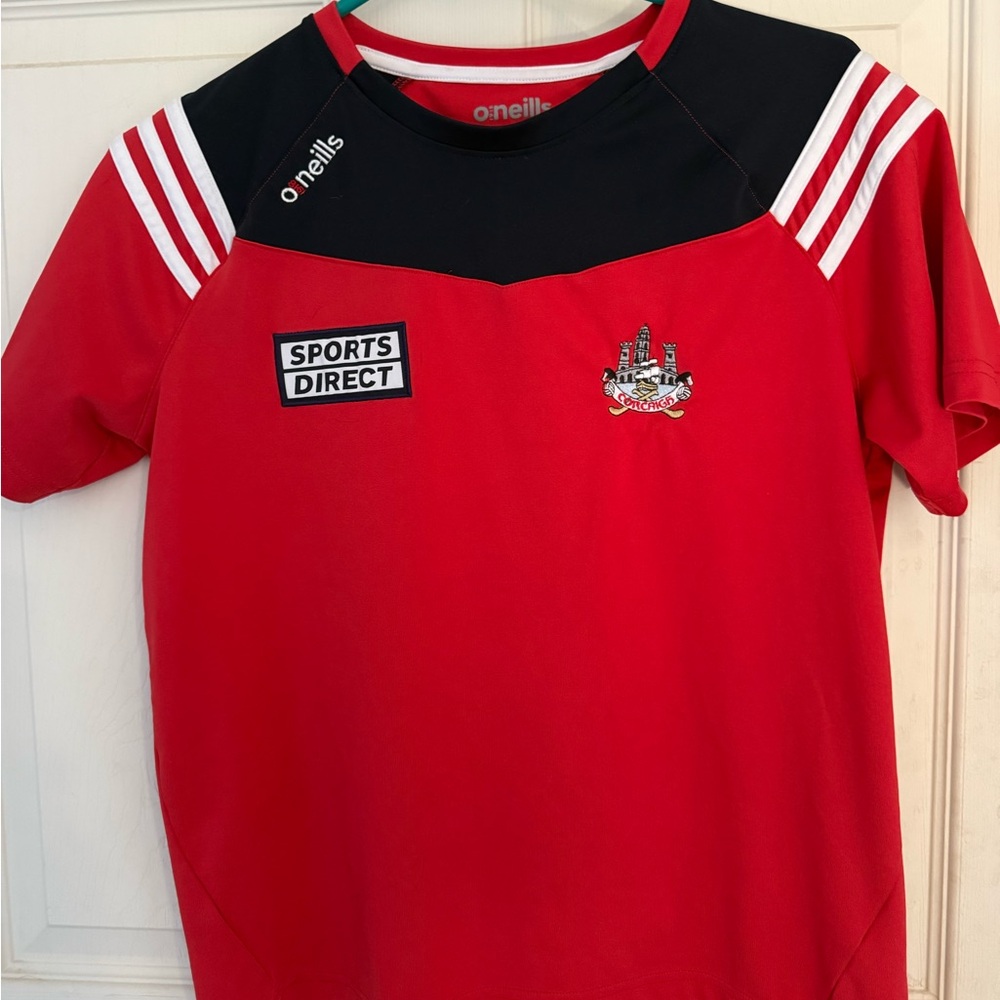 O'Neill Kids Red and Navy Cork Ireland GAA Jersey